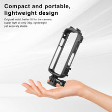 Load image into Gallery viewer, For Insta360 X4 PULUZ Cold Shoe PC Plastic Protective Frame with Adapter Mount &amp; Screw, Cold Shoe PC Frame