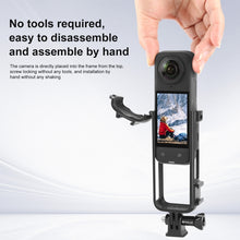 Load image into Gallery viewer, For Insta360 X4 PULUZ Cold Shoe PC Plastic Protective Frame with Adapter Mount &amp; Screw, Cold Shoe PC Frame