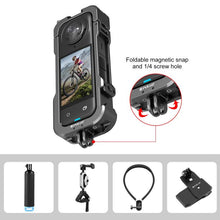 Load image into Gallery viewer, For Insta360 X4 PULUZ Metal Protective Cage Rig Housing Frame with Lens Cover, For Insta360 X4
