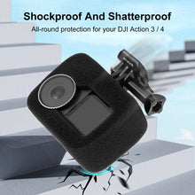 Load image into Gallery viewer, For DJI Osmo Action 4 / 3 PULUZ High Density Foam Windshield, For DJI Osmo Action 5 Pro / 4 / 3
