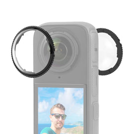 For Insta360 X4 PULUZ Rotation PC Lens Guard  Protective Cover, For Insta360 X4 PC Lens Guard