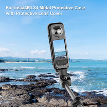 Load image into Gallery viewer, For Insta360 X4 PULUZ Metal Protective Cage Rig Housing Frame with Lens Protector, Metal Housing Frame