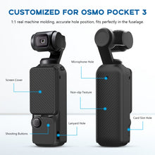Load image into Gallery viewer, For DJI OSMO Pocket 3 PULUZ  2 in 1 Silicone Cover Case Set with Strap, Silicone Cover(Blue), Silicone Cover(Black), Silicone Cover(Grey)