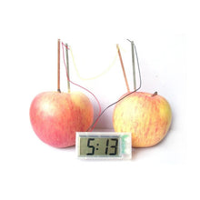 Load image into Gallery viewer, DIY Novel Green Science Potato Digital Clock Educational Kit with 2 inch LCD Screen (Potato NOT Included), Potato Digital Clock