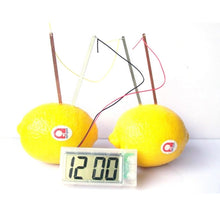 Load image into Gallery viewer, DIY Novel Green Science Potato Digital Clock Educational Kit with 2 inch LCD Screen (Potato NOT Included), Potato Digital Clock