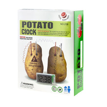 Load image into Gallery viewer, DIY Novel Green Science Potato Digital Clock Educational Kit with 2 inch LCD Screen (Potato NOT Included), Potato Digital Clock