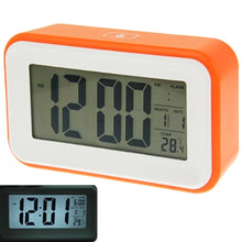 Load image into Gallery viewer, Multi Function Large Screen Alarm Clock with Calendar &amp; LCD Light &amp; Snooze Touch