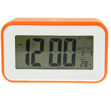 Load image into Gallery viewer, Multi Function Large Screen Alarm Clock with Calendar &amp; LCD Light &amp; Snooze Touch