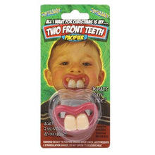 Load image into Gallery viewer, Safe Funny Two Front Teeth Silicone Baby Nipple, Funny Baby Nipple