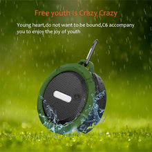 Load image into Gallery viewer, C6 Outdoor Waterproof Bluetooth Speaker with Suction, Support Hands-free Calling