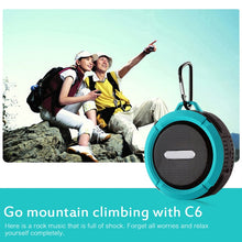Load image into Gallery viewer, C6 Outdoor Waterproof Bluetooth Speaker with Suction, Support Hands-free Calling