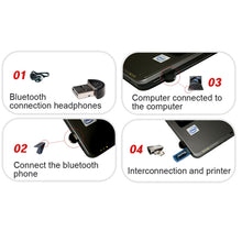 Load image into Gallery viewer, Driveless Bluetooth USB Dongle (Adapter) With CSR Chip,Plug &amp; Play, CSR Chip
