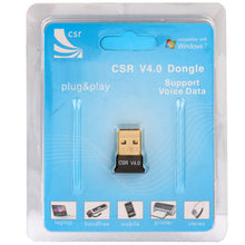 Load image into Gallery viewer, Micro Bluetooth 4.0 + EDR USB Adapter(V4.0), Transmission Distance: 30m, Micro Bluetooth
