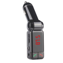 Load image into Gallery viewer, BC-06 Bluetooth Car Kit FM Transmitter Car MP3 Player with LED Display 2 USB Charger &amp; Handsfree Function, BC06