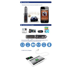 Load image into Gallery viewer, BC-06 Bluetooth Car Kit FM Transmitter Car MP3 Player with LED Display 2 USB Charger &amp; Handsfree Function, BC06