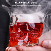 Load image into Gallery viewer, Crystal Skull Head Vodka Whiskey Shot Glass, Transparent