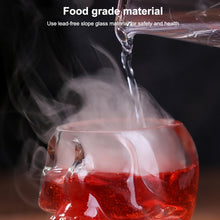 Load image into Gallery viewer, Crystal Skull Head Vodka Whiskey Shot Glass, Transparent
