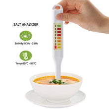 Load image into Gallery viewer, Salinity Analyzer Meter Salty Check Food Salinometer Waterproof Salt Tester , NS01