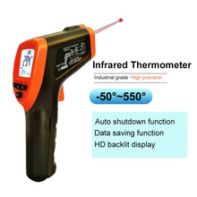 Load image into Gallery viewer, DT-8380 Infrared Thermometer, Temperature Range: -50 - 550 Degrees Celsius, Distance range: 35cm, Infrared Thermometer