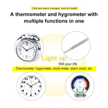 Load image into Gallery viewer, 3.8 inch LCD Digital Temperature &amp; Humidity Meter with Clock / Calendar (HTC-1), HTC-1