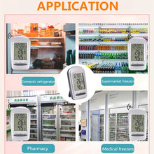 Load image into Gallery viewer, LCD Digital Desk Indoor Thermometer Hygrometer with Date / Clock / Freezing Warning, W240