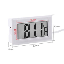 Load image into Gallery viewer, Mini LCD Indoor Digital Thermometer (Fahrenheit Display), White, (Fahrenheit Display)(White), (Fahrenheit Display)(Black)