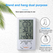 Load image into Gallery viewer, TA298 Digital LCD Humidity / Hygrometer and Thermometer with Extra Sensor Cable, TA298