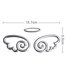 Load image into Gallery viewer, 3D Car Sticker, Wings Pattern (Size: 15.7cm x 5.5cm), Demon Pattern (Size: 15cm x 5.5cm), Crab Pattern (Size: 10cm x 8cm), Angel Wings (Size: 16cm x 5.5cm), Footprint Pattern (Size: 7cm x 6cm), Rose Pattern (Size: 10.5cm x 8cm)