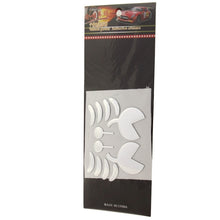 Load image into Gallery viewer, 3D Car Sticker, Crab Pattern (Size: 10cm x 8cm), Angel Wings (Size: 16cm x 5.5cm), Wings Pattern (Size: 15.7cm x 5.5cm), Demon Pattern (Size: 15cm x 5.5cm), Footprint Pattern (Size: 7cm x 6cm), Rose Pattern (Size: 10.5cm x 8cm)