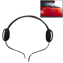 Load image into Gallery viewer, Headphone Pattern Auto Emblem Logo Decoration Car Sticker, Size: 16cm x 16cm (approx.)