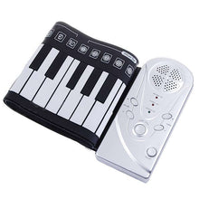 Load image into Gallery viewer, Portable Roll-up 49-Key Soft Keyboard Piano, 49 Standard Keys  White