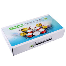 Load image into Gallery viewer, MD-1008 USB 2.0 MIDI Soft Roll-up Drum Kit, Size: 46 x 31cm, Electronic Drum  MD-1008