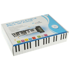 Load image into Gallery viewer, 88 Keys Portable MIDI Silicone Flexible Roll Up Piano, Keyboard: 133 x 14.2 x 0.6cm, 88 Keys Roll Up Piano