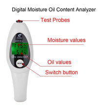 Load image into Gallery viewer, Mini Portable LCD Digital Moisture Skin Care Tester Moisture Oil Content Analyzer, Mini