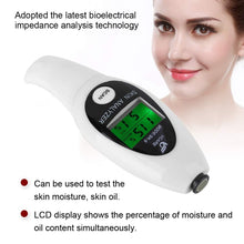 Load image into Gallery viewer, Mini Portable LCD Digital Moisture Skin Care Tester Moisture Oil Content Analyzer, Mini