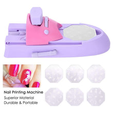 Load image into Gallery viewer, DIY Nail Art Printing Stamp Machine Set