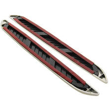 Load image into Gallery viewer, 2 PCS Bonnet Air Flow Vent Fender Sticker for Car Decoration, Size: 36.5cm x 3.5cm x 1cm, Size: 36.5cm x 3.5cm x 1cm