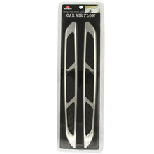 Load image into Gallery viewer, 2 PCS Bonnet Air Flow Vent Fender Sticker for Car Decoration, Size: 36.5cm x 3.5cm x 1cm, Size: 36.5cm x 3.5cm x 1cm