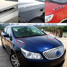 Load image into Gallery viewer, 2 PCS Bonnet Air Flow Vent Fender Sticker for Car Decoration, Size: 36.5cm x 3.5cm x 1cm, Size: 36.5cm x 3.5cm x 1cm