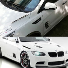 Load image into Gallery viewer, 2 PCS Hood Side Shark Gill Simulation Air Flow Vent Fender Sticker for Car Decoration, Size: 22cm x 20cm x 2cm, 220mm x 200mm x 20mm