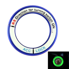 Load image into Gallery viewer, Fluorescent Aluminum Alloy Ignition Key Ring, Inside Diameter: 3.4cm