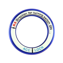 Load image into Gallery viewer, Fluorescent Aluminum Alloy Ignition Key Ring, Inside Diameter: 3.4cm