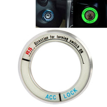Load image into Gallery viewer, Fluorescent Aluminum Alloy Ignition Key Ring, Inside Diameter: 3.4cm