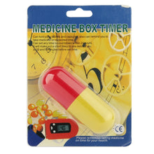 Load image into Gallery viewer, Portable Timer Pill Medicine Reminder Drug Box Keychain, Medicine Reminder