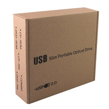 Load image into Gallery viewer, Slot-in USB 2.0 Portable Optical DVD-RW Driver, Plug and Play