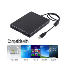 Load image into Gallery viewer, 3.5 inch 1.44MB FDD Portable USB External Floppy Diskette Drive for Laptop, Desktop