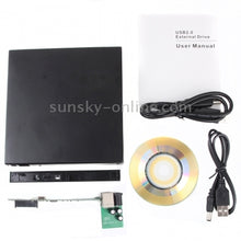 Load image into Gallery viewer, Laptop USB 2.0 Slim Portable Optical DVD / CD Rewritable Drive (SATA), SATA