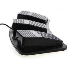 Load image into Gallery viewer, PC USB Triple Action Foot Switch, 2 Foot Switch