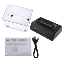 Load image into Gallery viewer, Mini USB Paper Shredder with Letter Opener, USB Paper Shredder