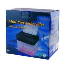 Load image into Gallery viewer, Mini USB Paper Shredder with Letter Opener, USB Paper Shredder